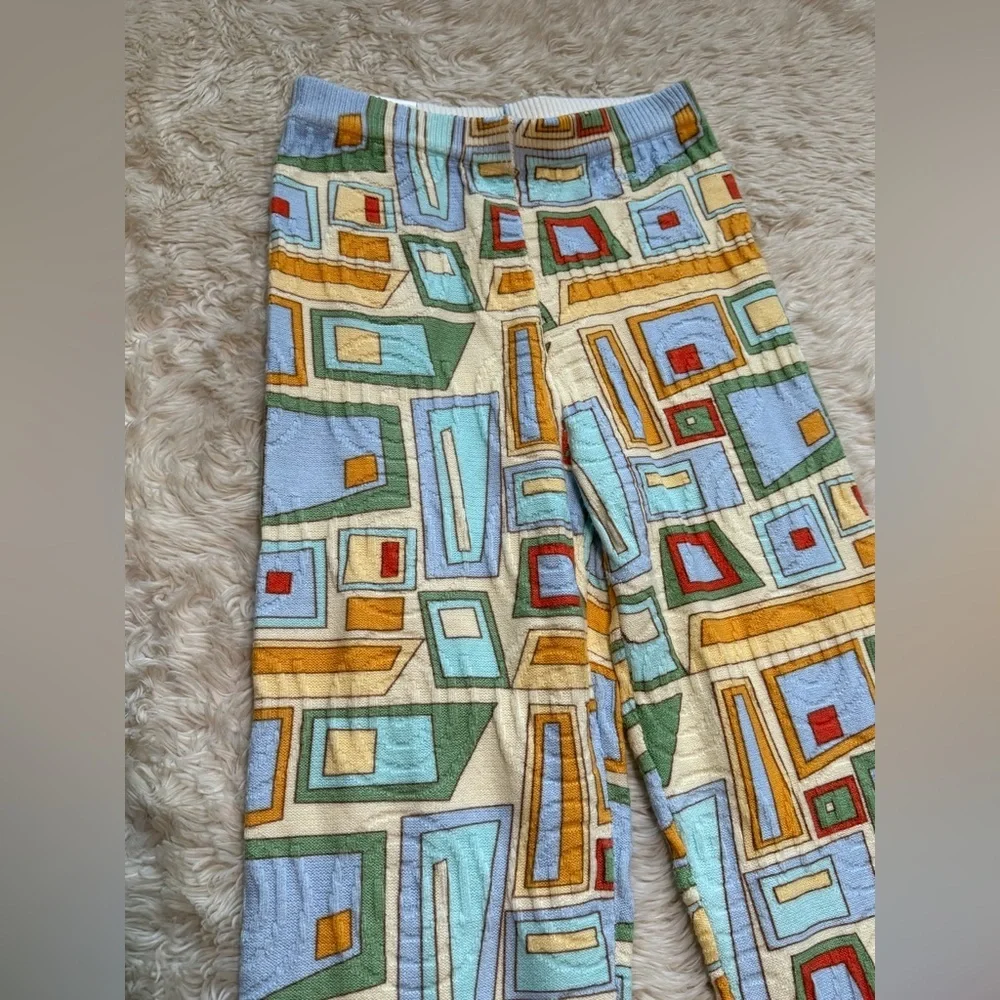 NWT House Of Sunny Pepperland Pants in Puzzle Print - Size 4
